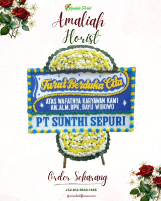 Papan Bunga Duka di Salamrejo