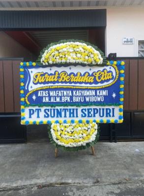 Papan Bunga Duka di Salamrejo